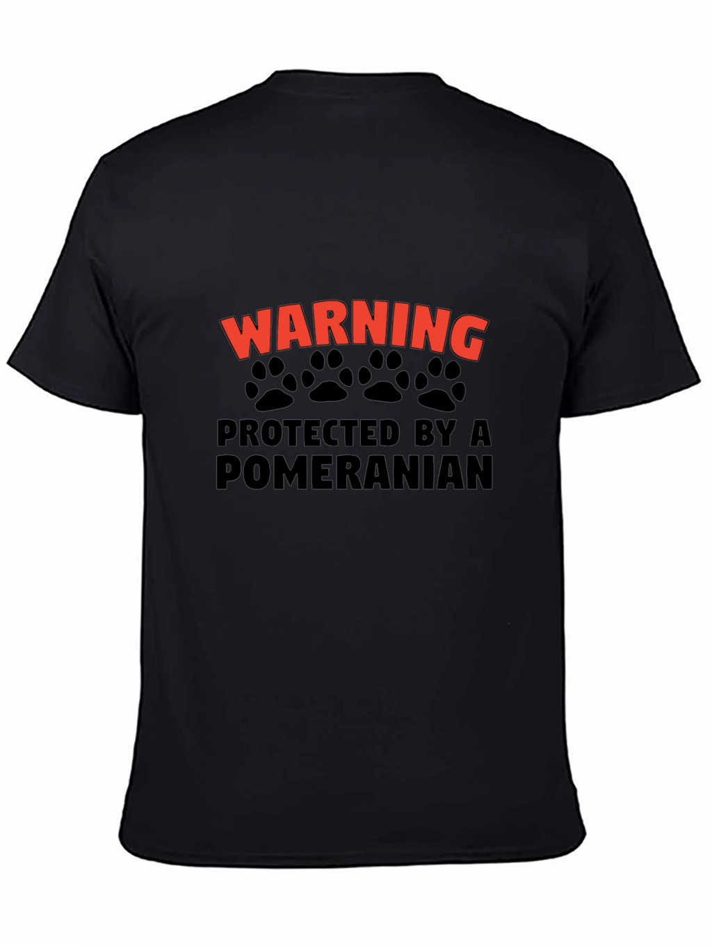 Warning: Protected by a Pomeranian T-Shirt