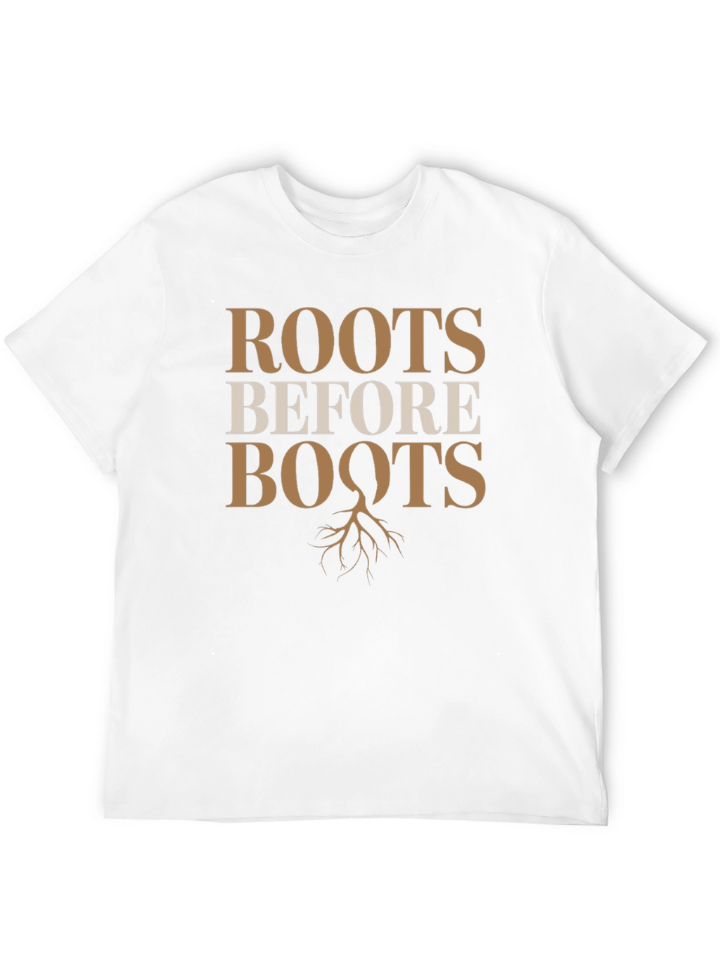 Roots Before Boots Graphic T-Shirt - Black