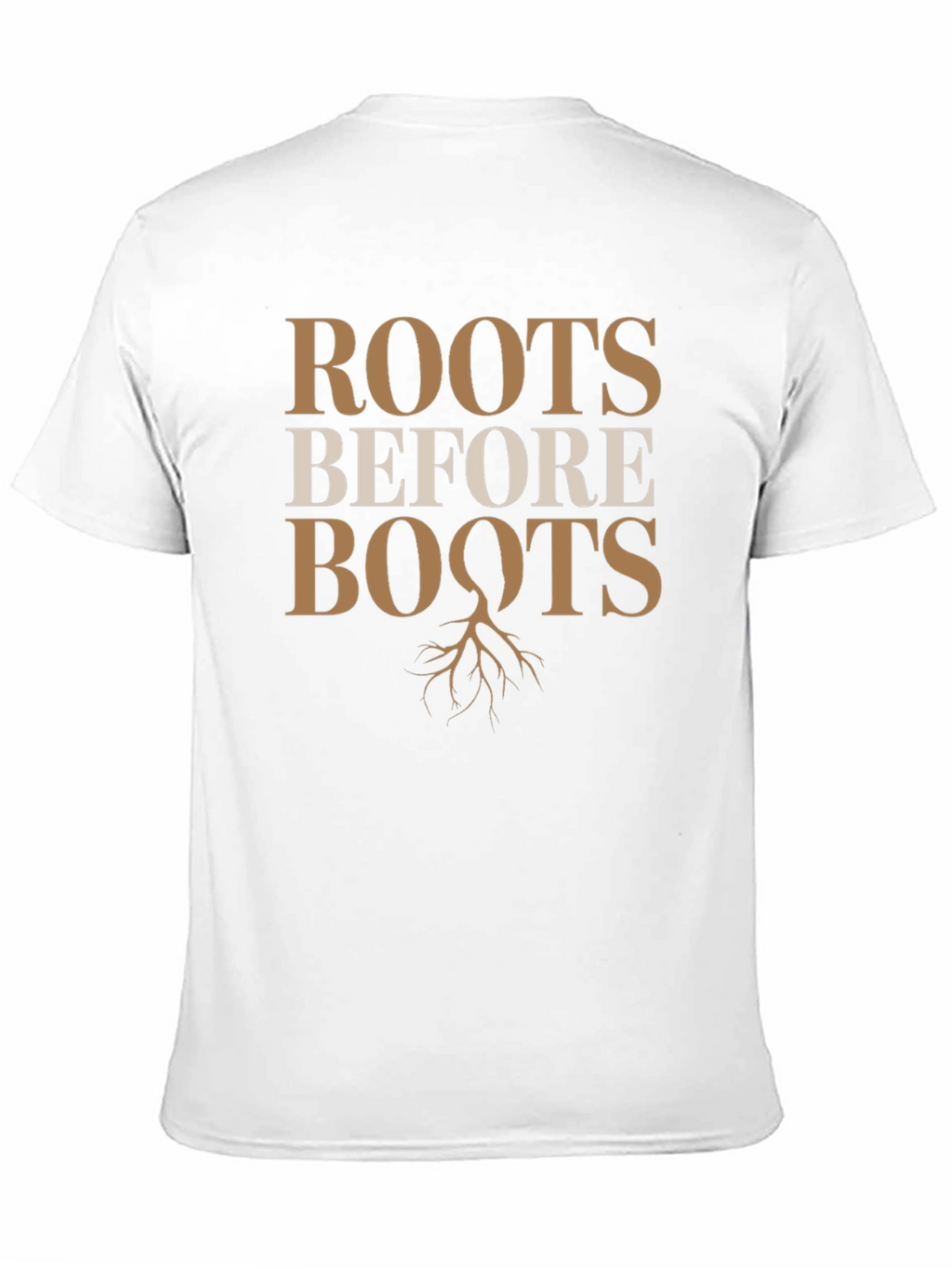 Roots Before Boots Graphic T-Shirt - Black
