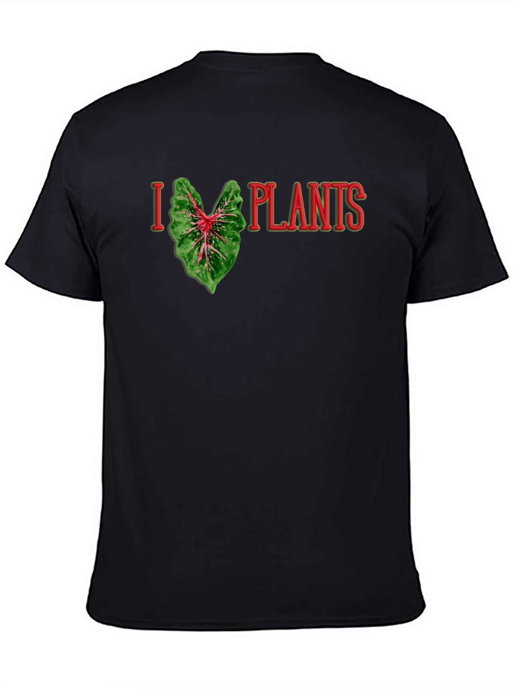 I Heart Plants Graphic Tee - Black T-Shirt