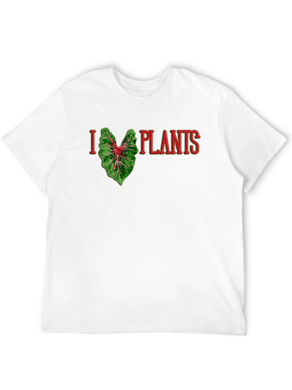 I Heart Plants Graphic Tee - Black T-Shirt