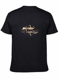 Reading Exercise Mind Body Black T-Shirt