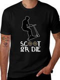 Scoot Or Die Graphic T-Shirt