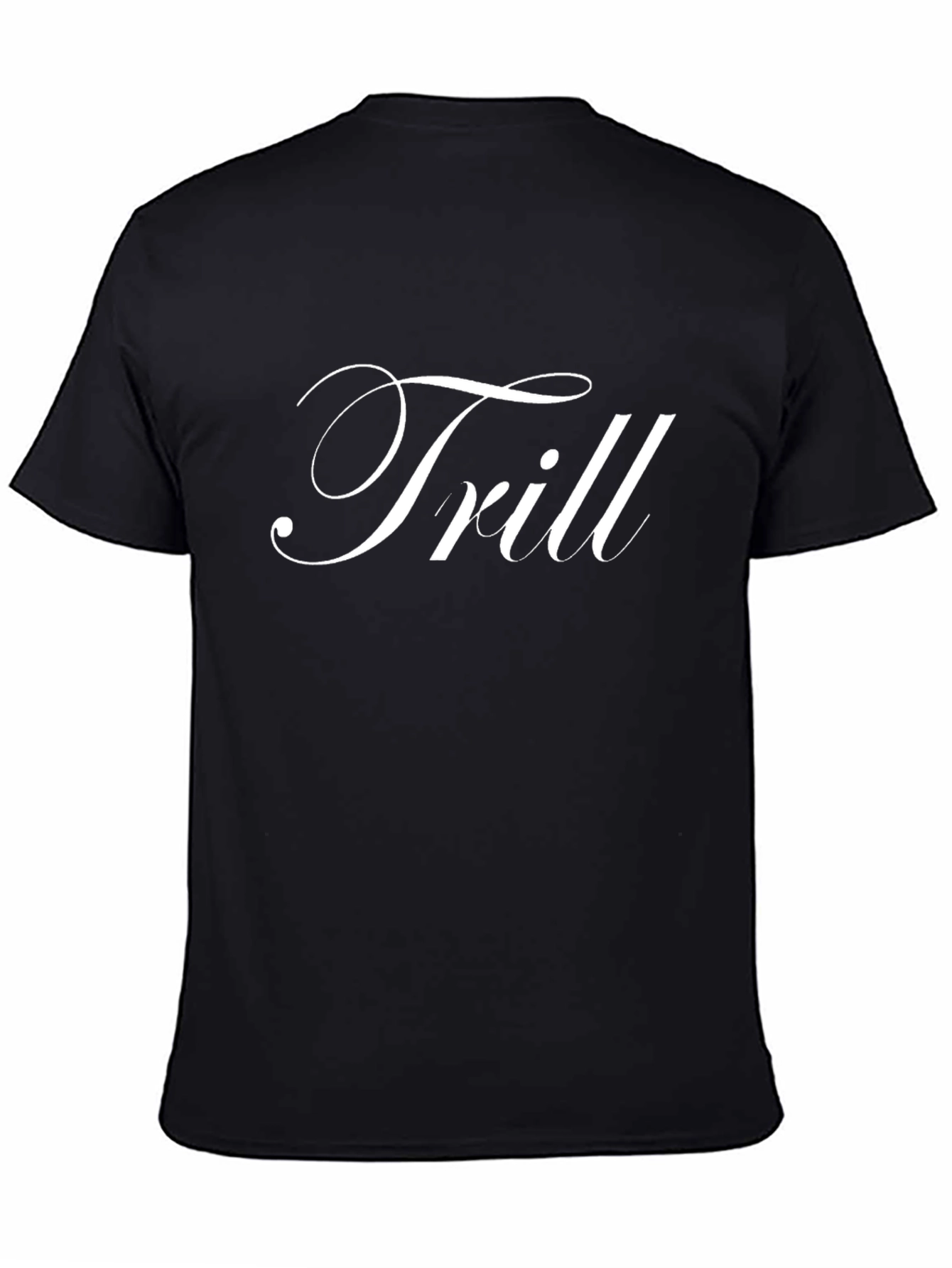 Trill Graphic Tee - Stylish Black T-Shirt
