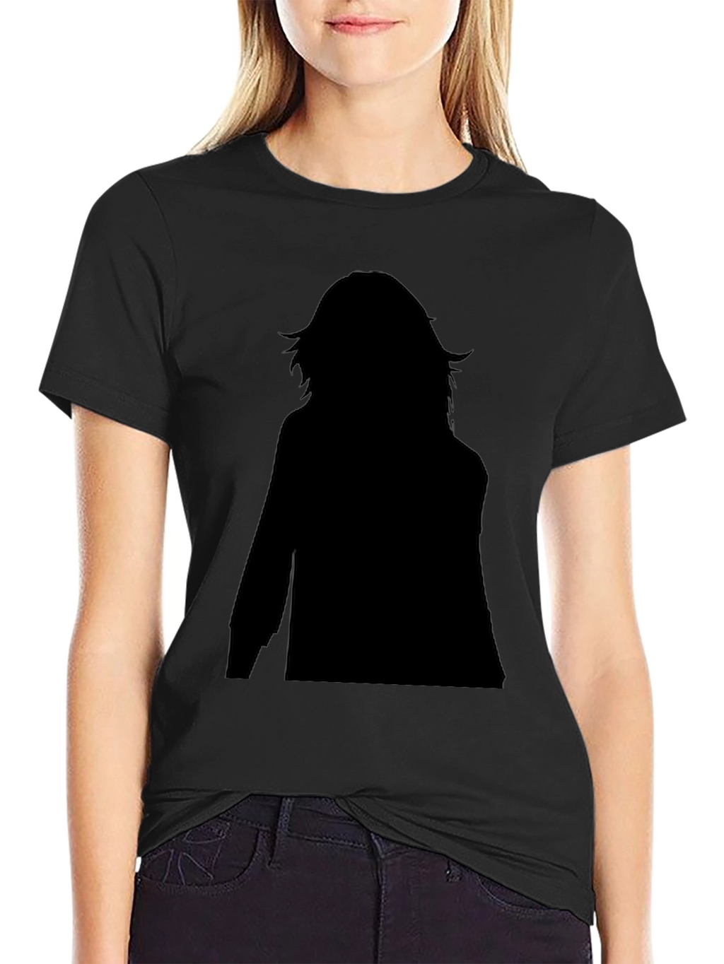 Black Silhouette Graphic T-Shirt - Stylish & Unique