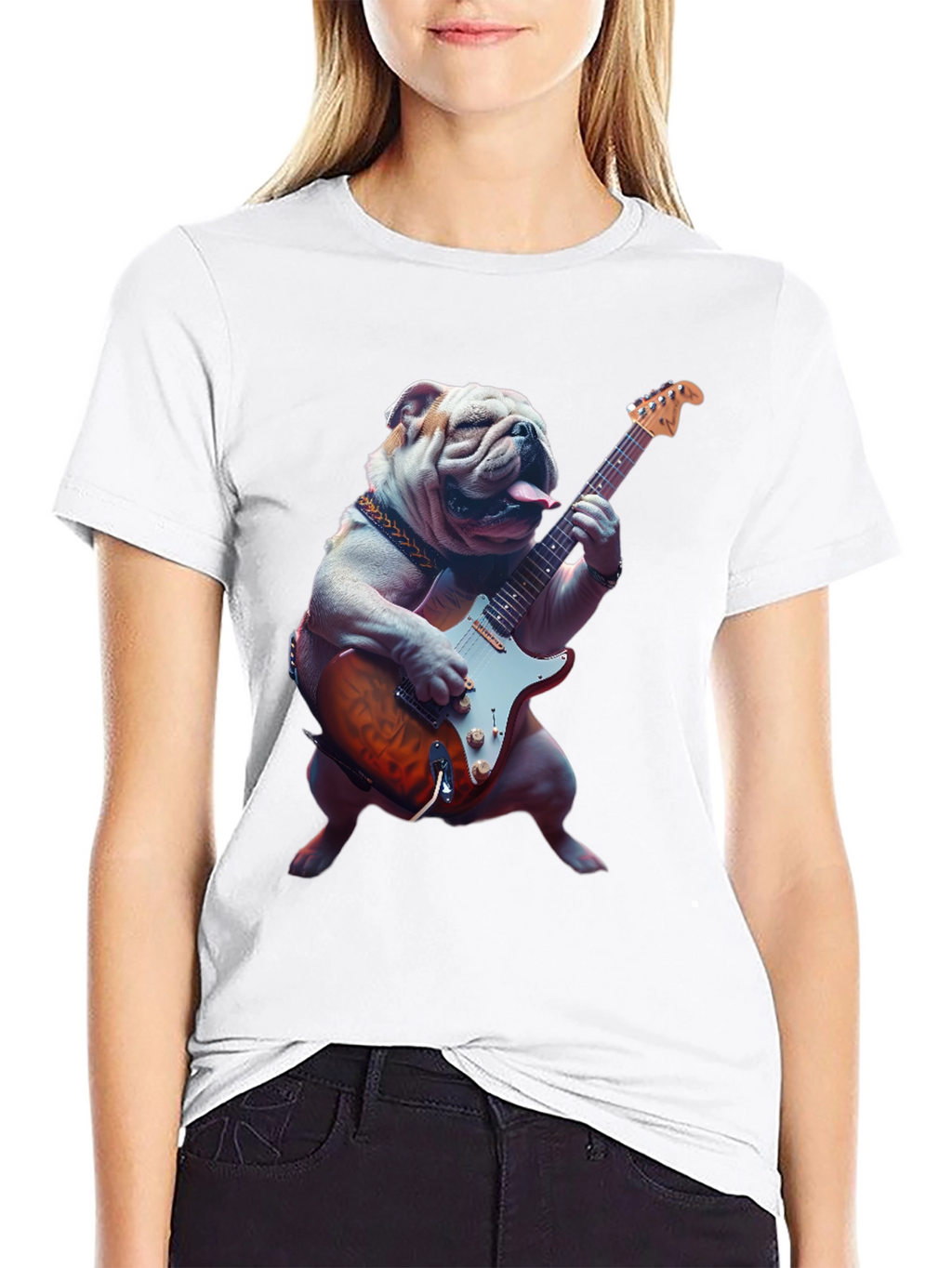Bulldog Guitarist T-Shirt