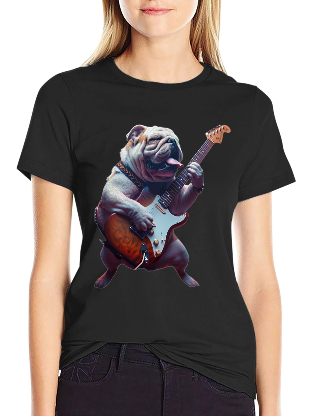 Bulldog Guitarist T-Shirt