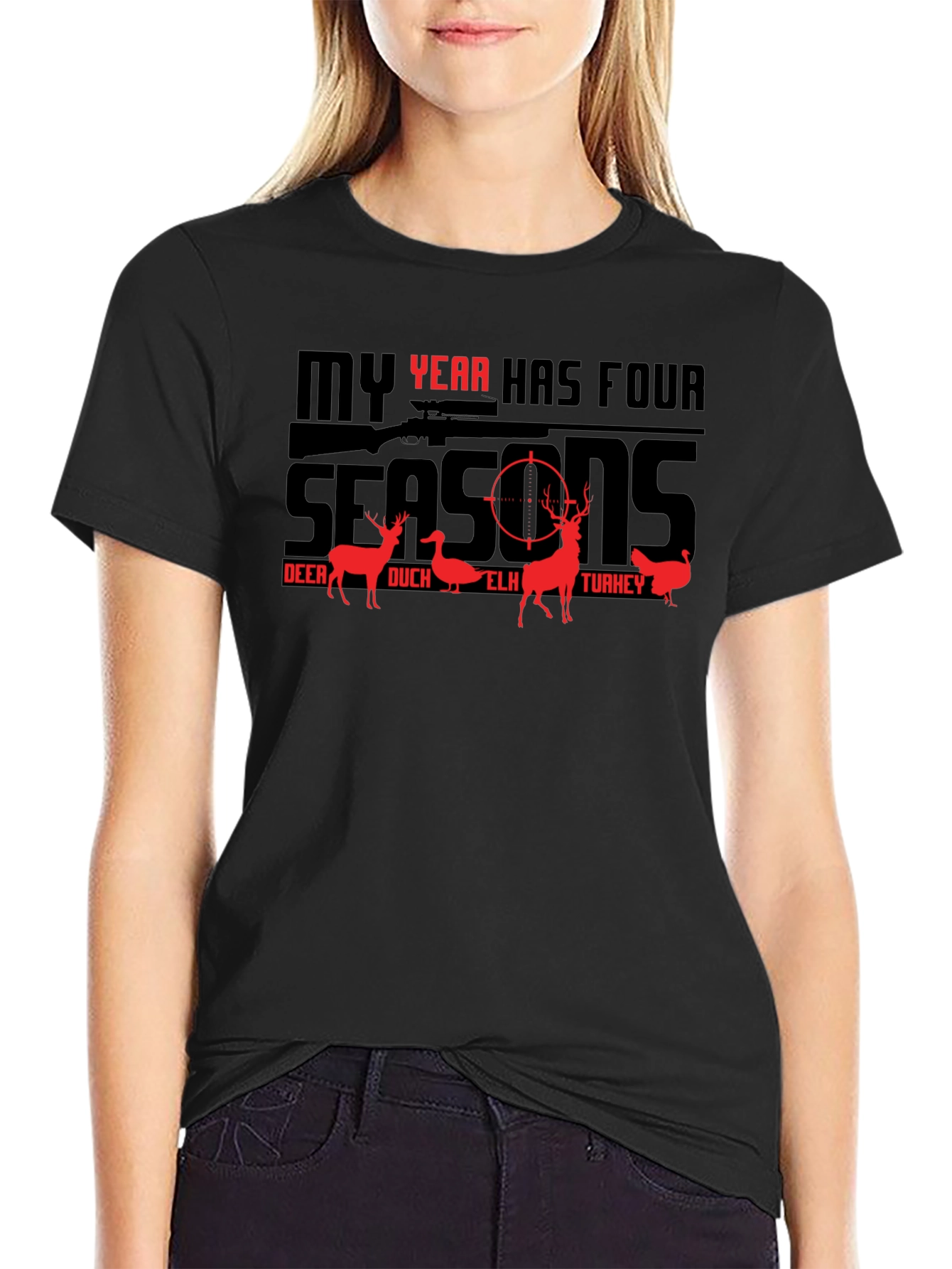 Hunting Season T-Shirt - Deer Duck Elk Turkey