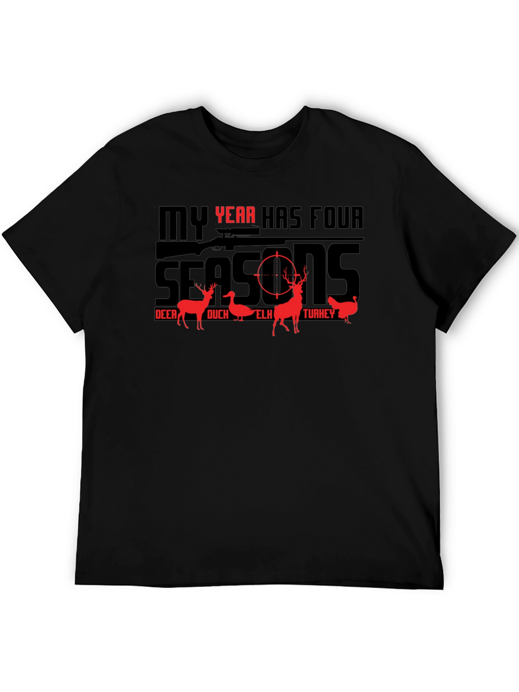 Hunting Season T-Shirt - Deer Duck Elk Turkey