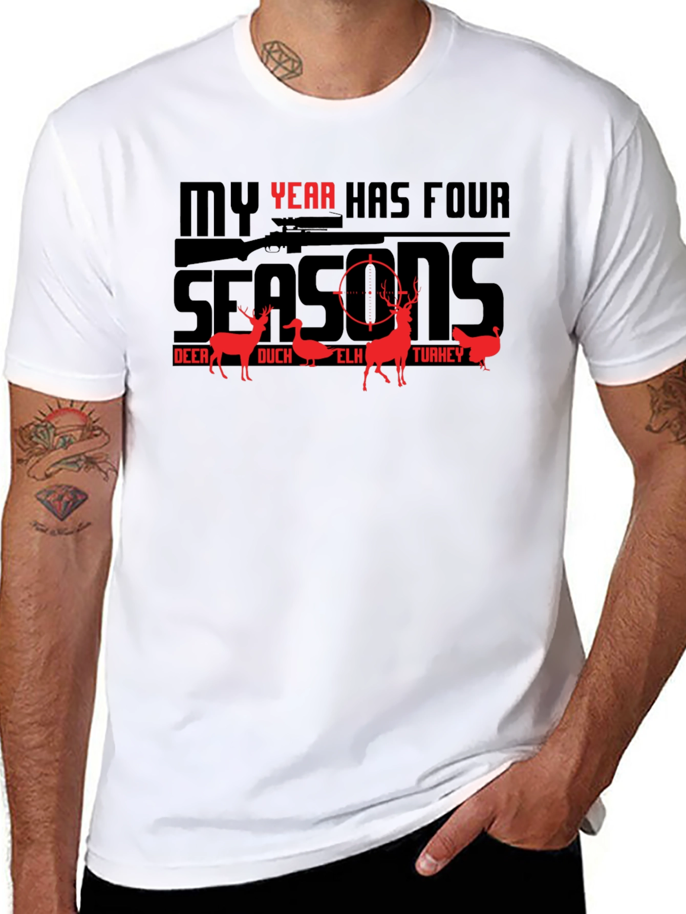 Hunting Season T-Shirt - Deer Duck Elk Turkey