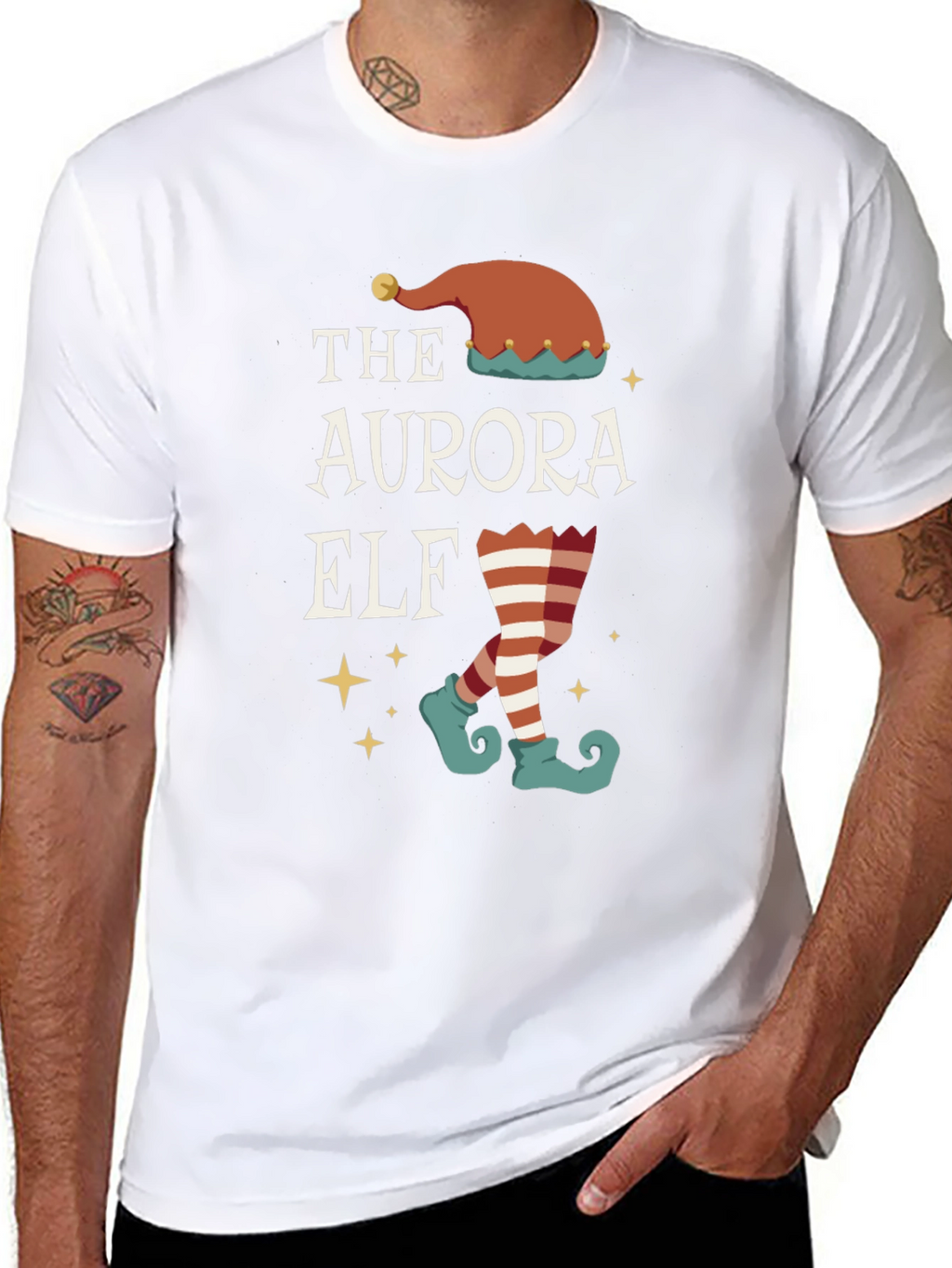 The Aurora Elf Christmas T-Shirt