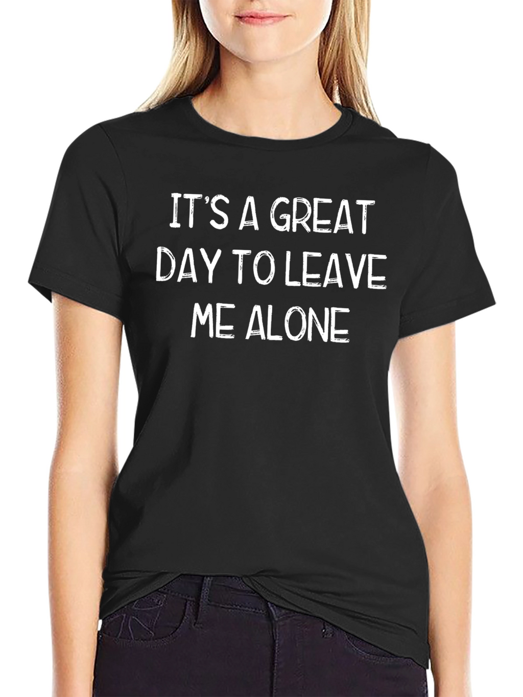 Funny Graphic T-Shirt: Leave Me Alone!