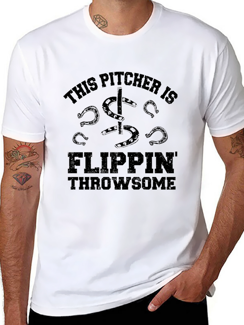 Flippin Throwsome Pitcher T-Shirt - Baseball Fan Tee