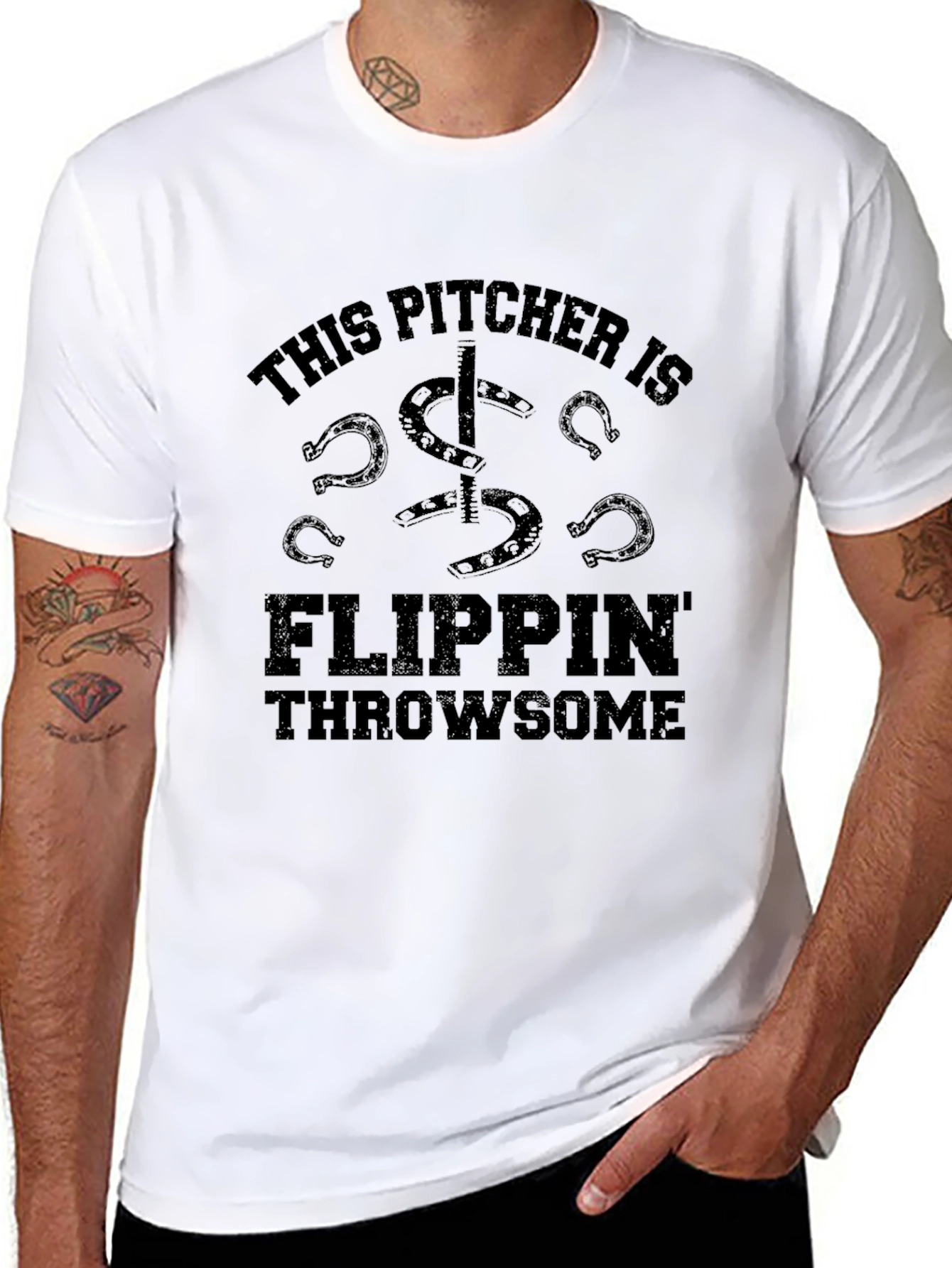 Flippin Throwsome Pitcher T-Shirt - Baseball Fan Tee