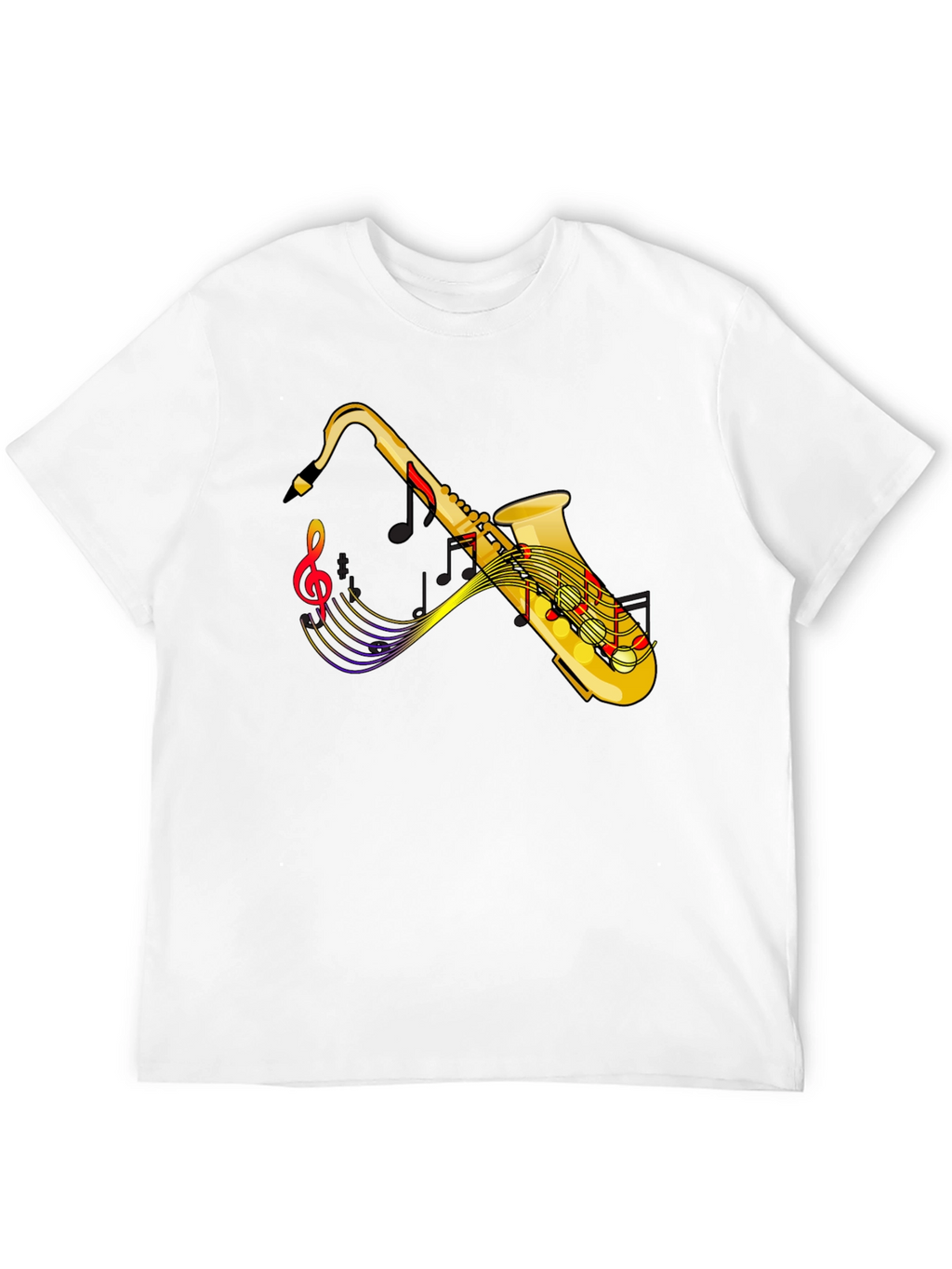 Saxophone Music T-Shirt - Cool Musician Tee
