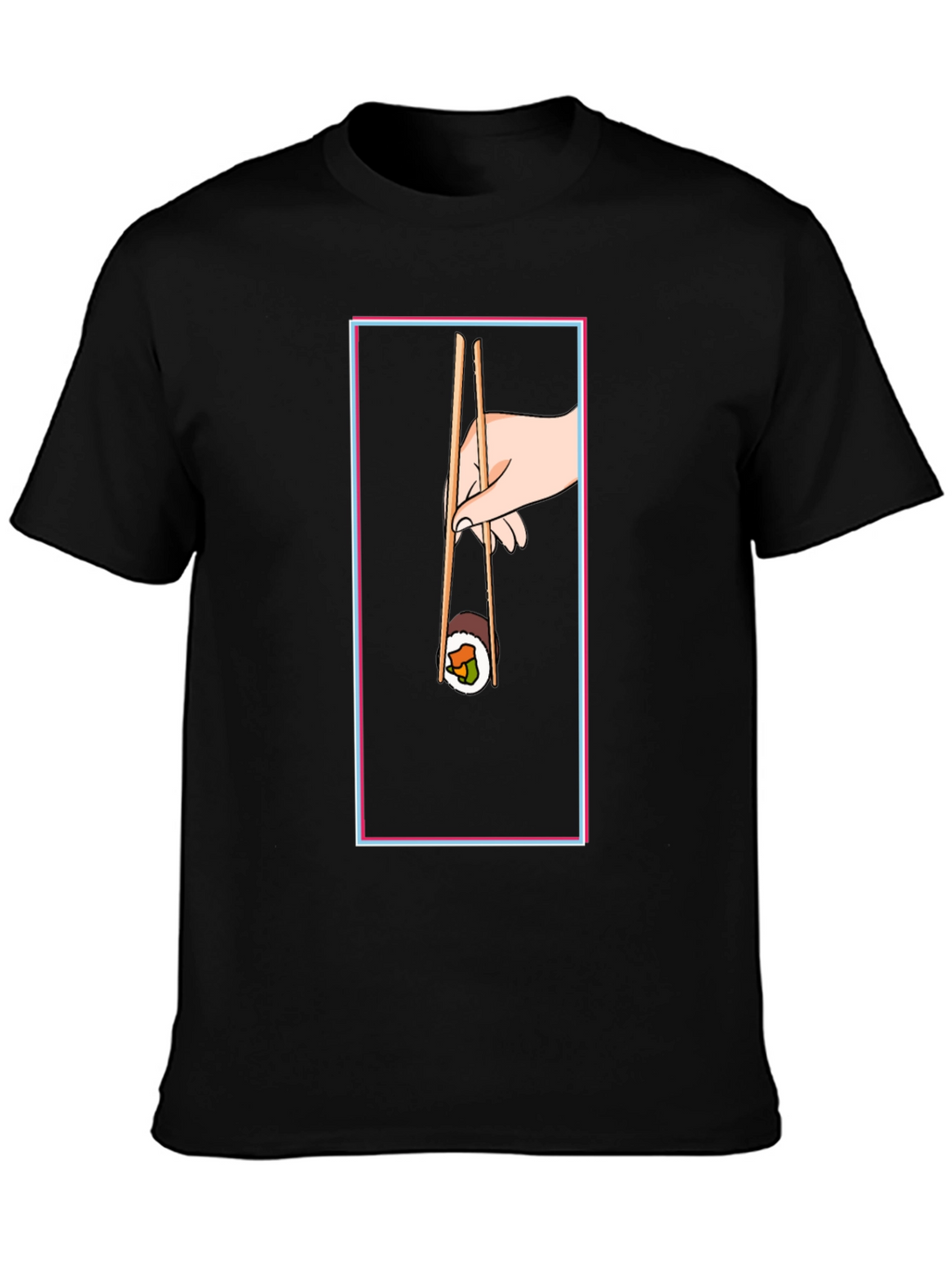 Sushi Chopsticks Graphic Tee - Unique Design
