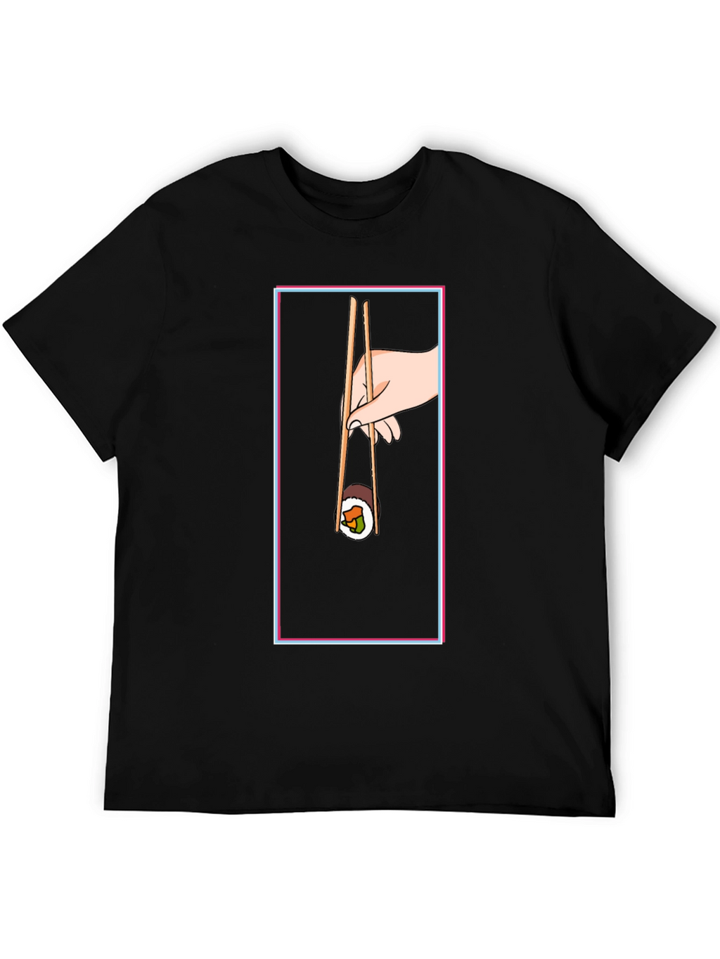 Sushi Chopsticks Graphic Tee - Unique Design