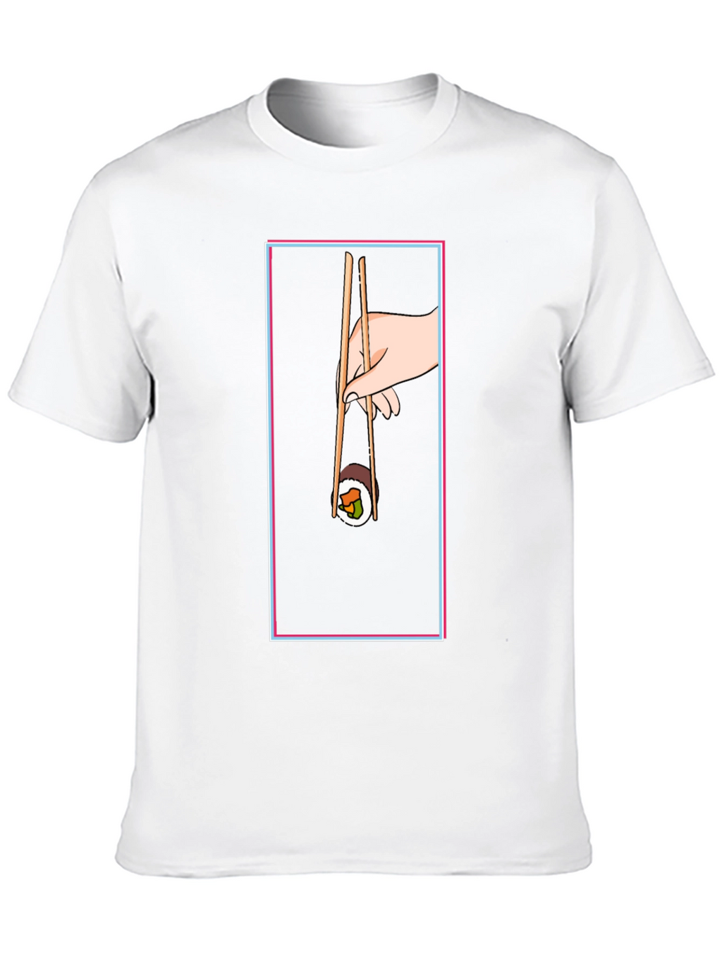 Sushi Chopsticks Graphic Tee - Unique Design