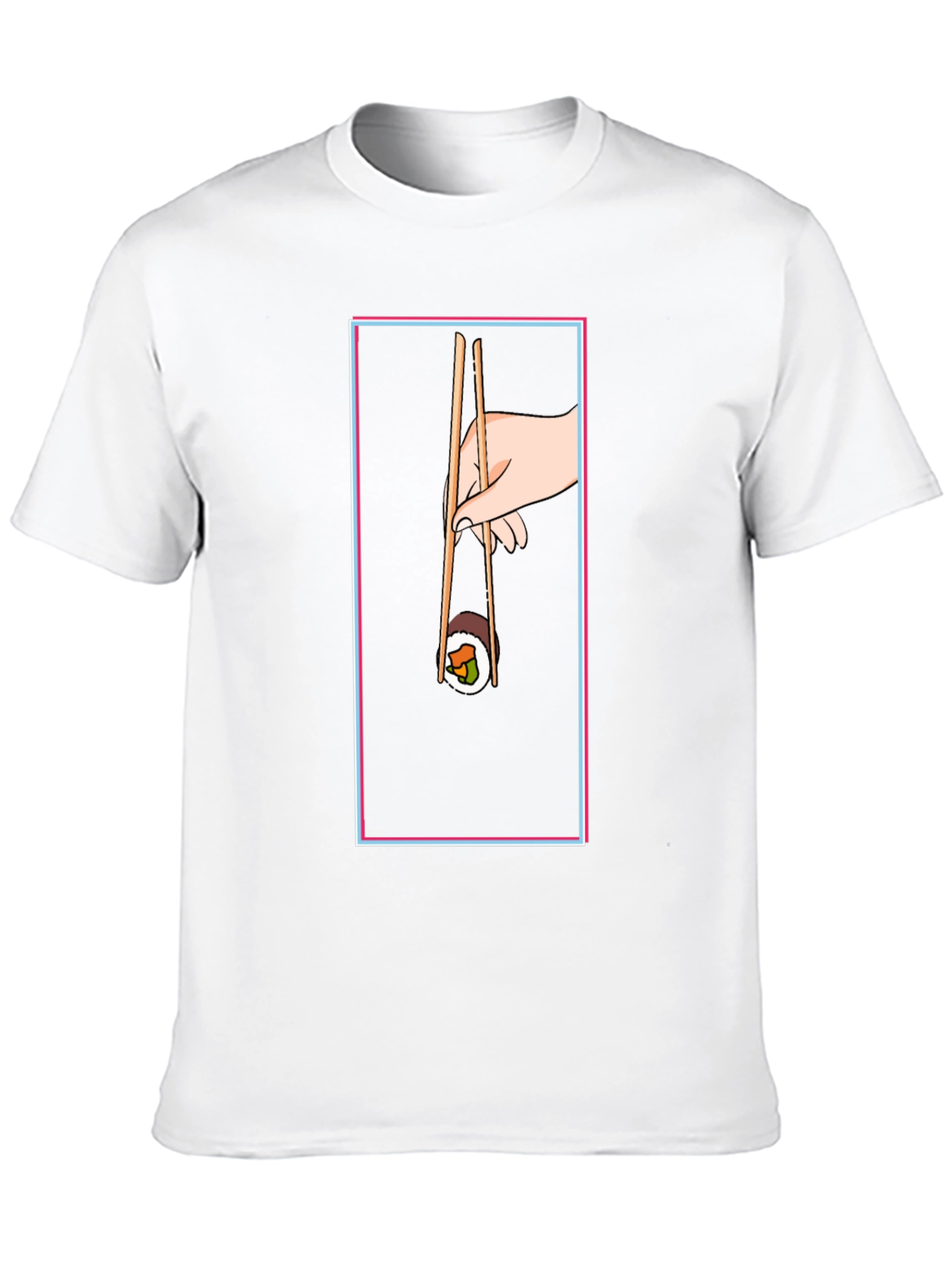Sushi Chopsticks Graphic Tee - Unique Design