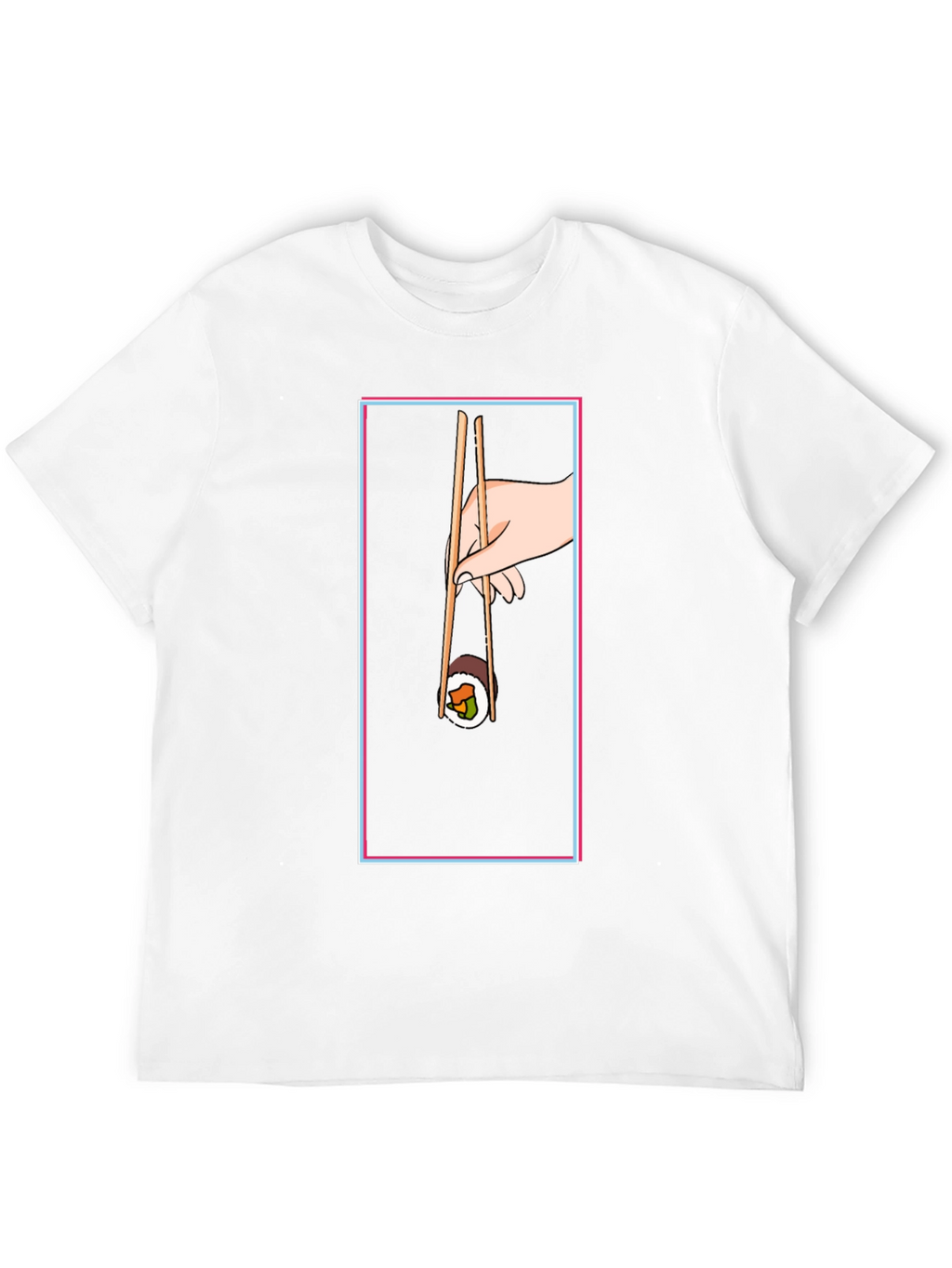Sushi Chopsticks Graphic Tee - Unique Design