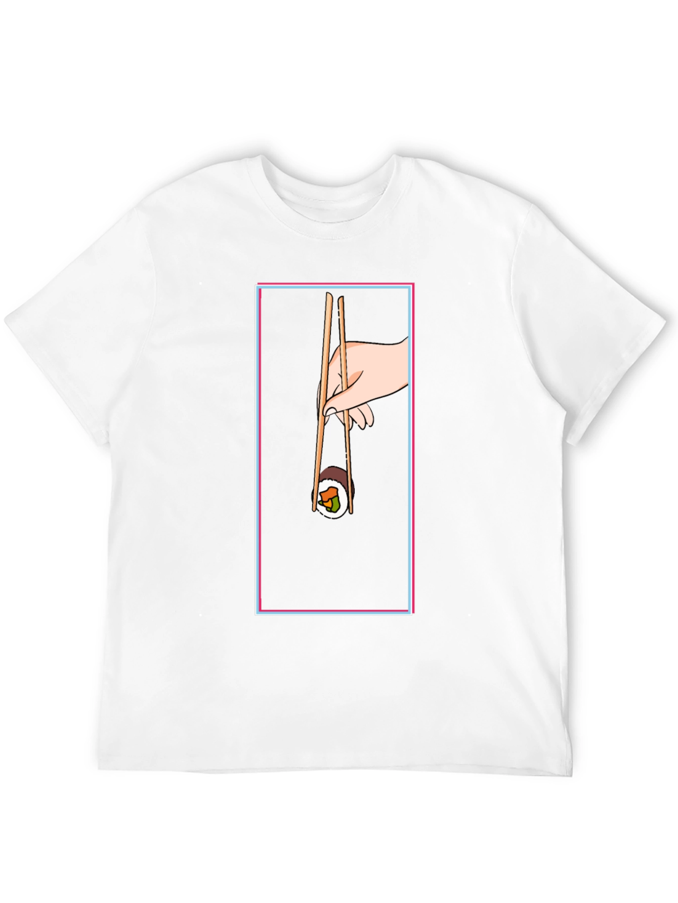 Sushi Chopsticks Graphic Tee - Unique Design