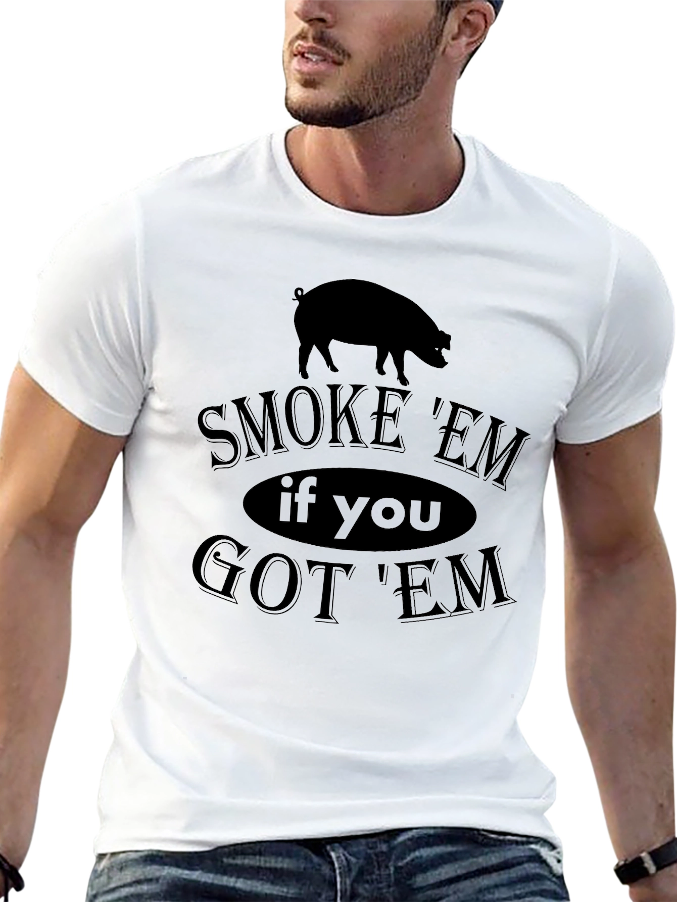 Smoke Em If You Got Em Black T-Shirt