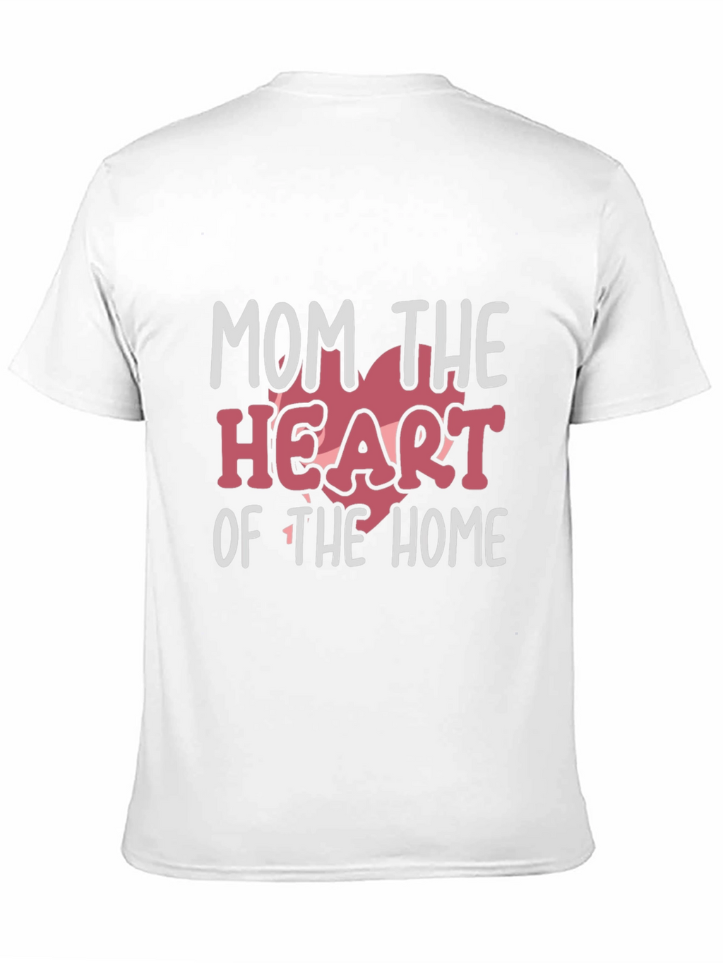 Mom the Heart of the Home Black T-Shirt