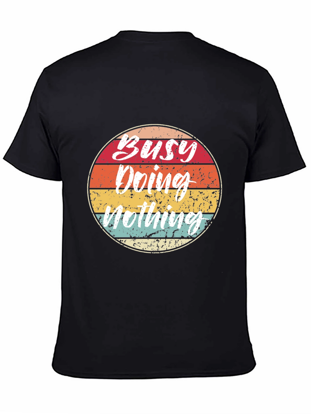 Busy Doing Nothing Retro Graphic Tee