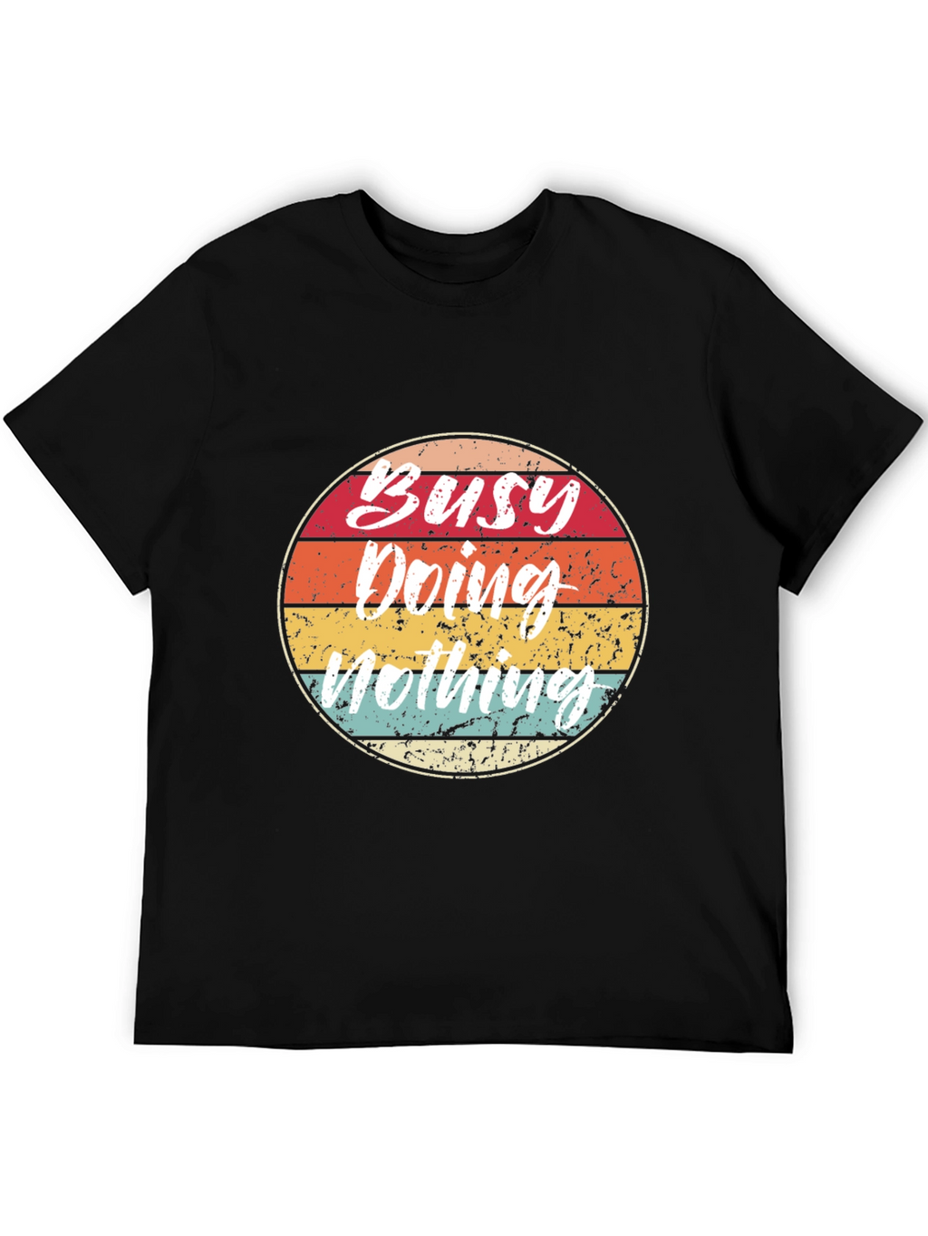 Busy Doing Nothing Retro Graphic Tee