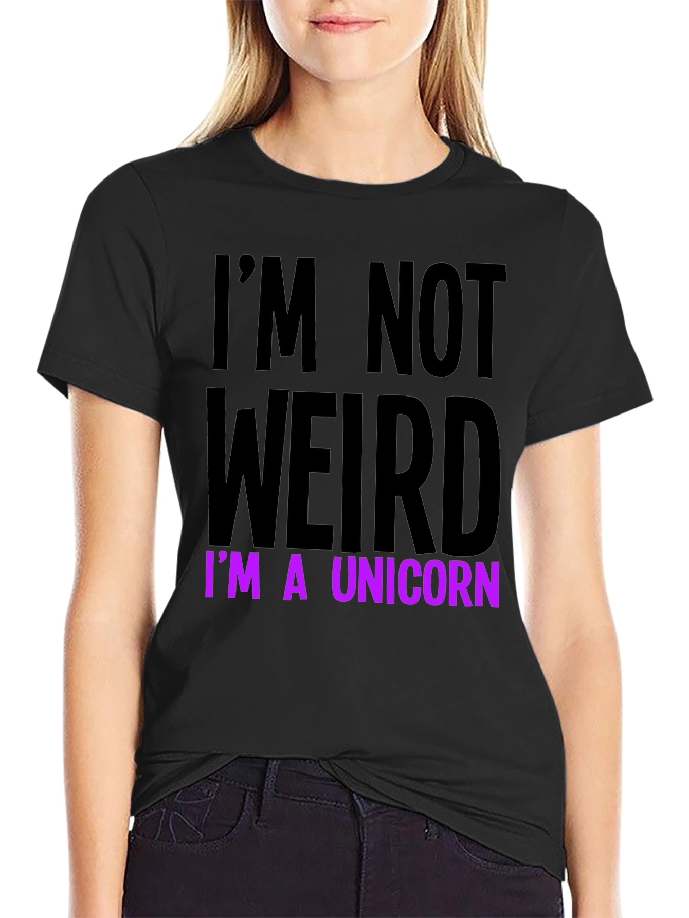 Im Not Weird Im A Unicorn Funny T-Shirt