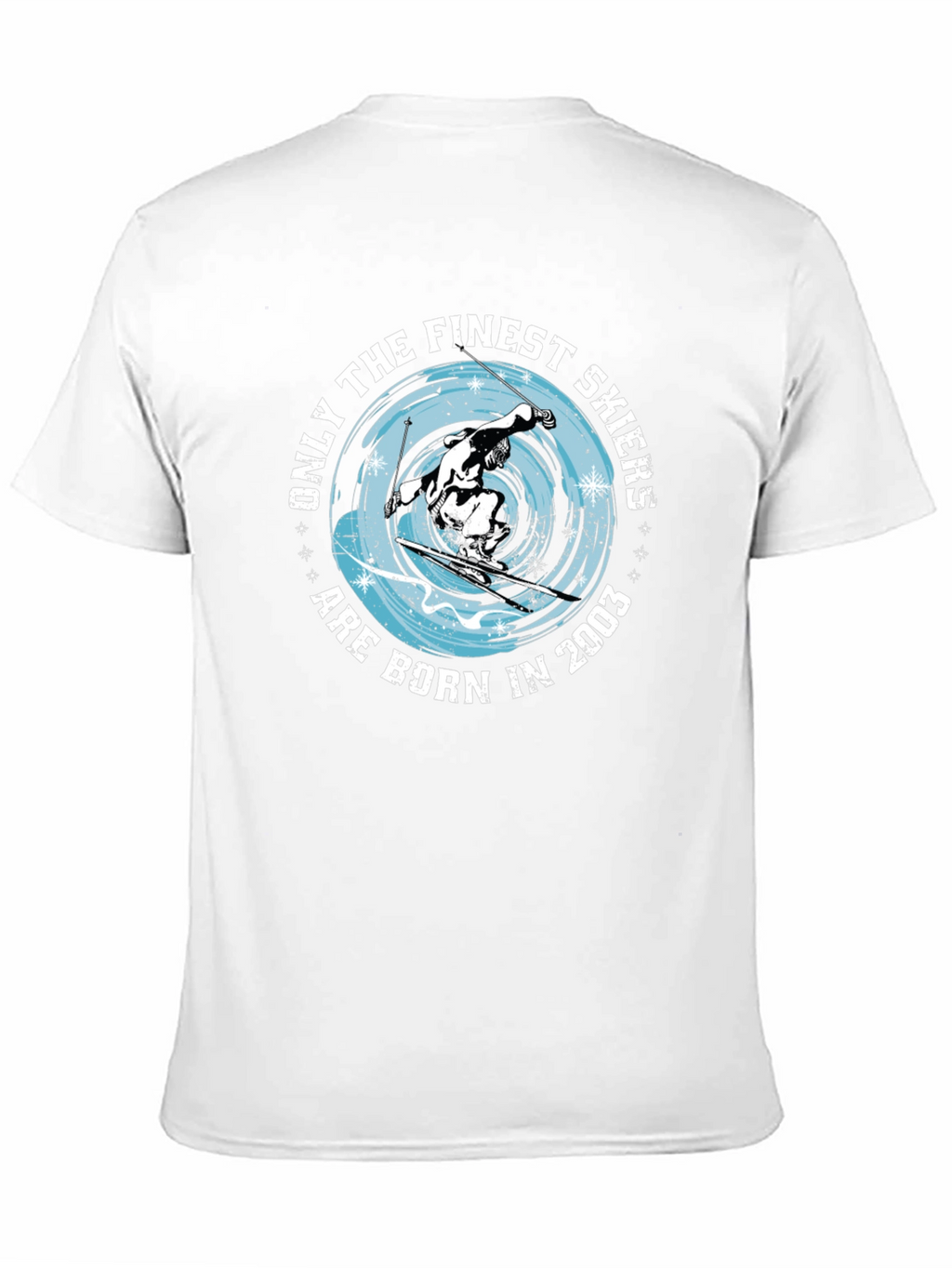 Finest Skiers Born in 2003 Black T-Shirt