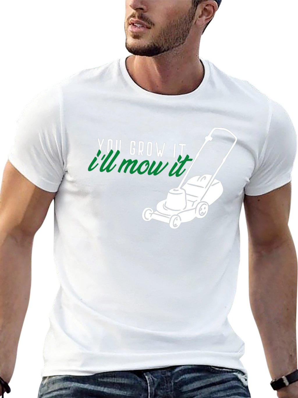 You Grow It Ill Mow It Black T-Shirt