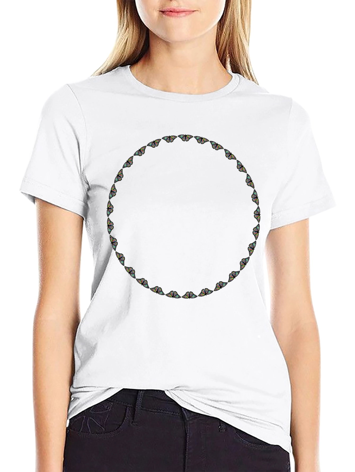 Butterfly Circle Graphic Tee
