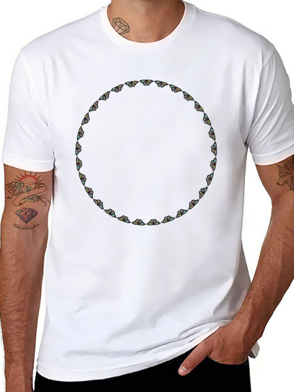 Butterfly Circle Graphic Tee