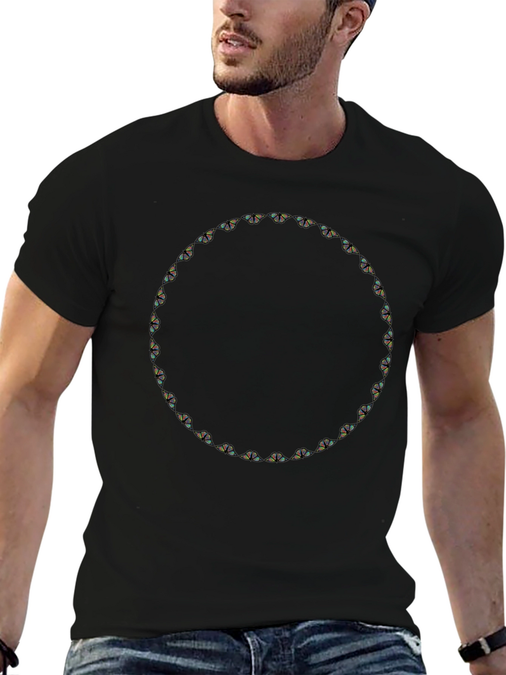 Butterfly Circle Graphic Tee