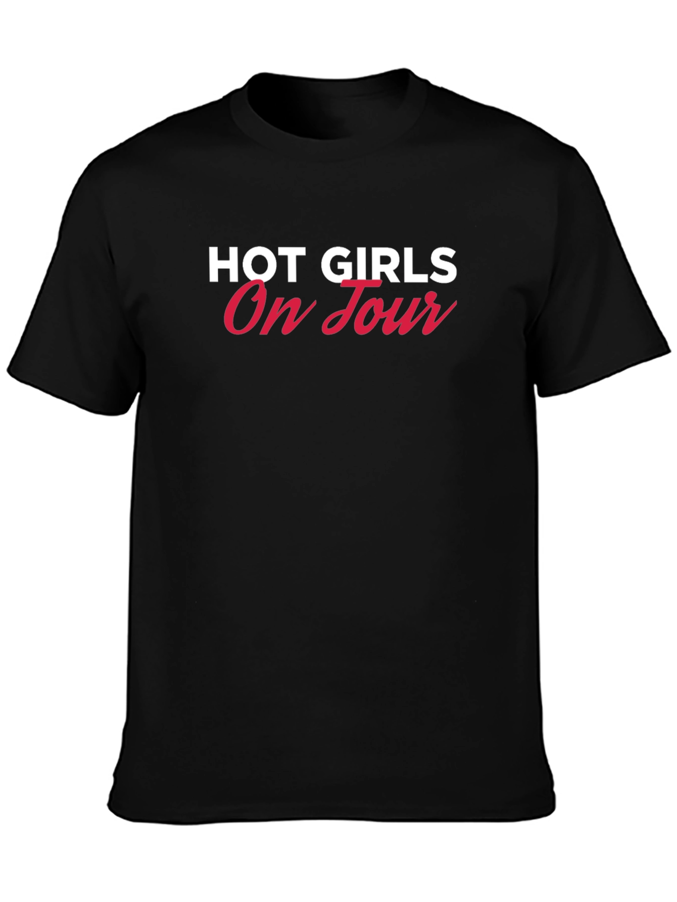 Hot Girls On Tour Black Tee