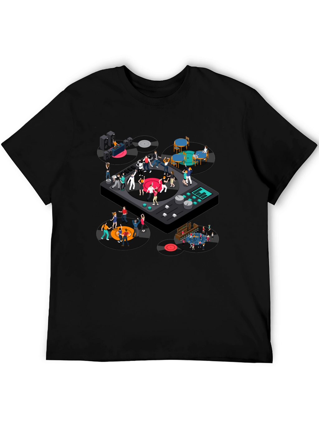DJ Turntable Party T-Shirt