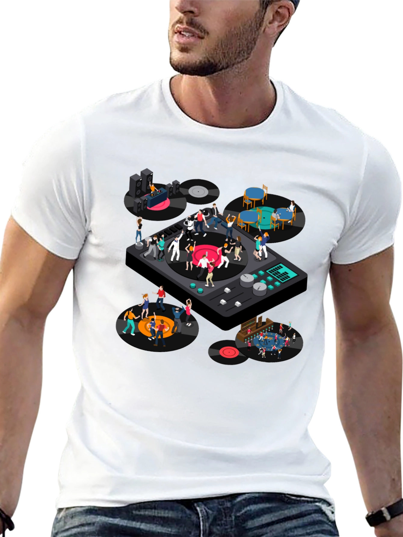 DJ Turntable Party T-Shirt