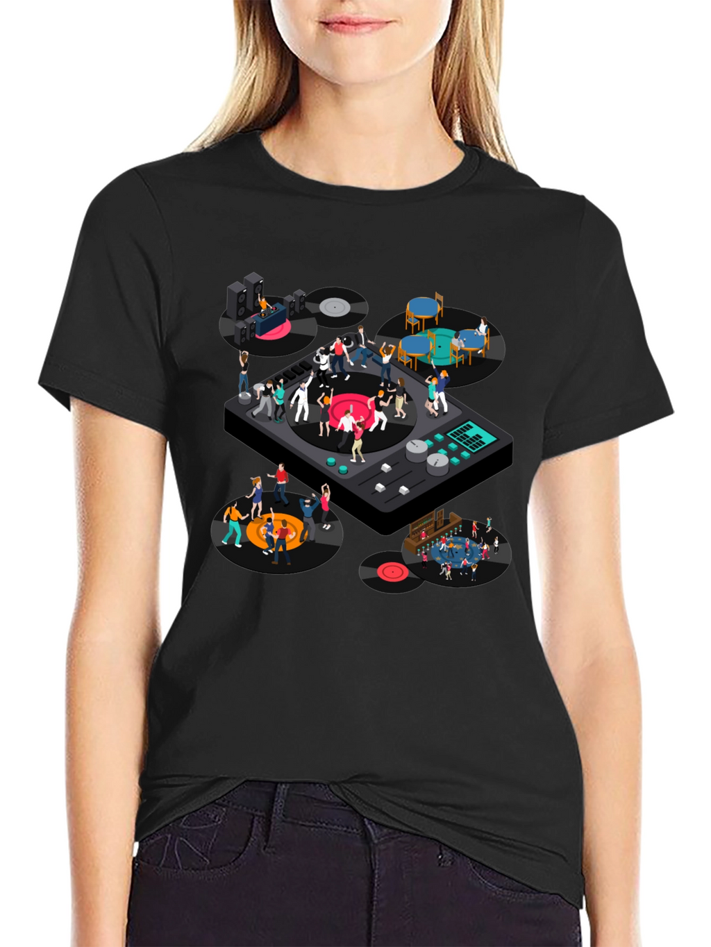DJ Turntable Party T-Shirt