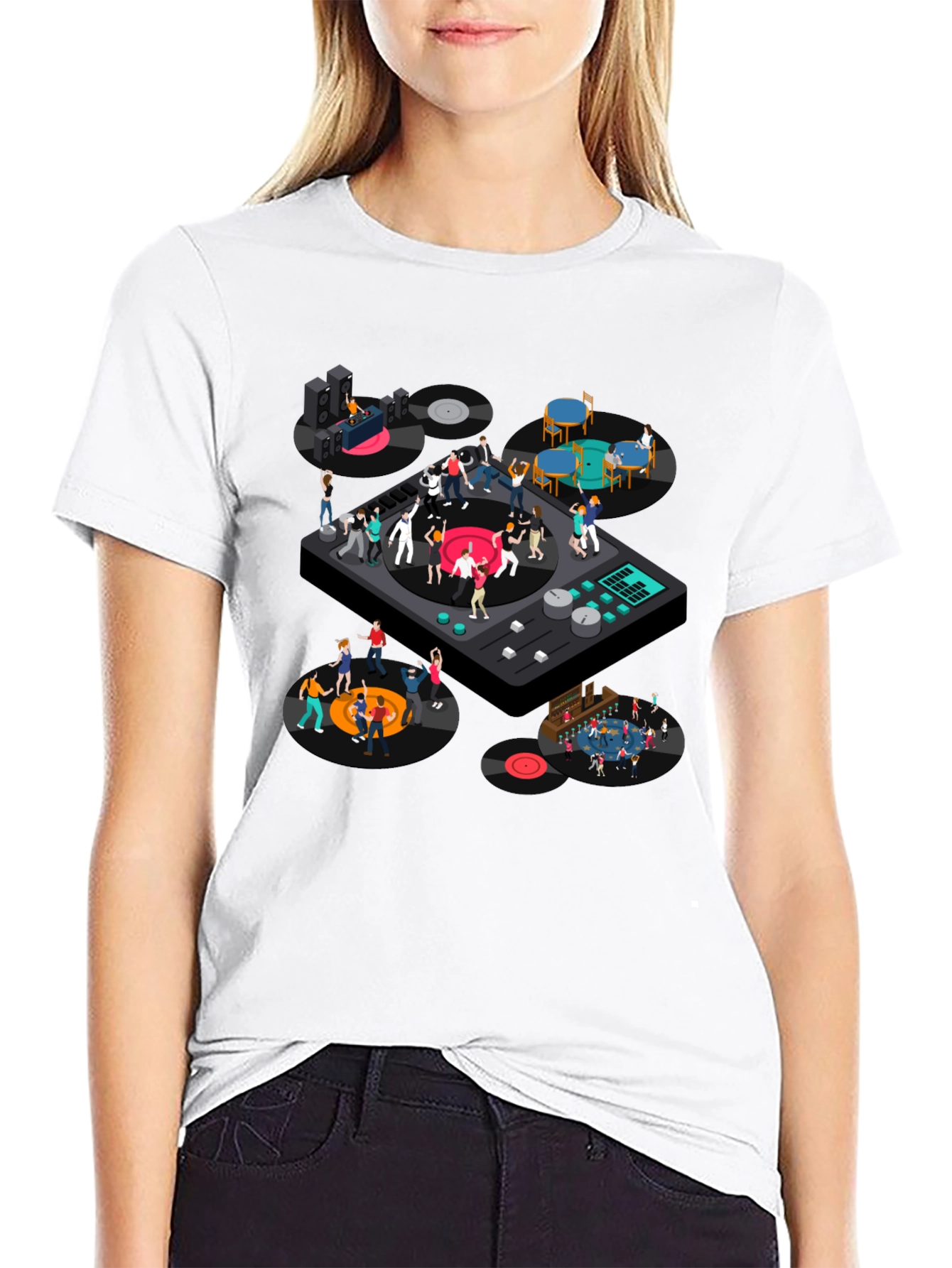 DJ Turntable Party T-Shirt