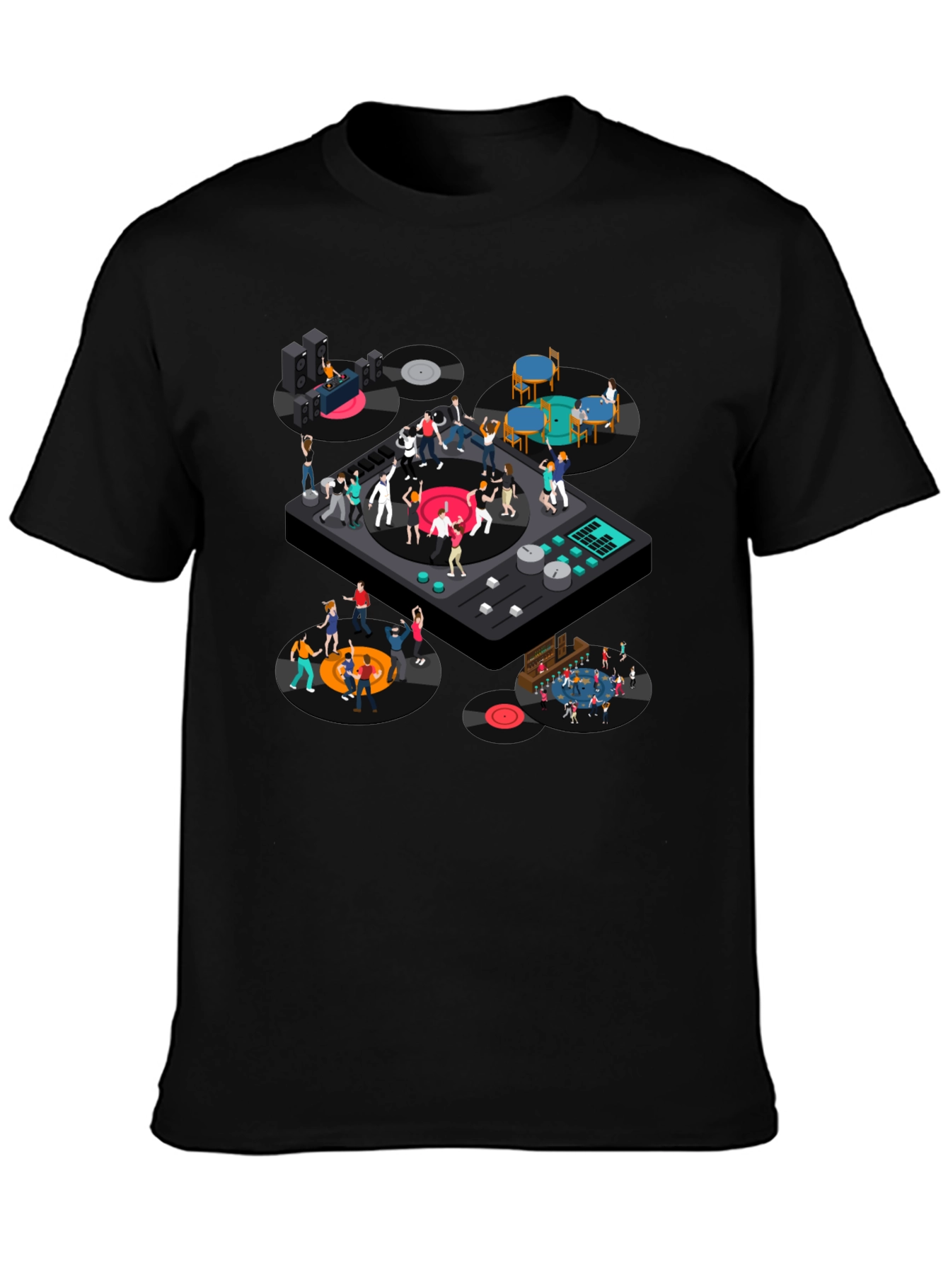 DJ Turntable Party T-Shirt