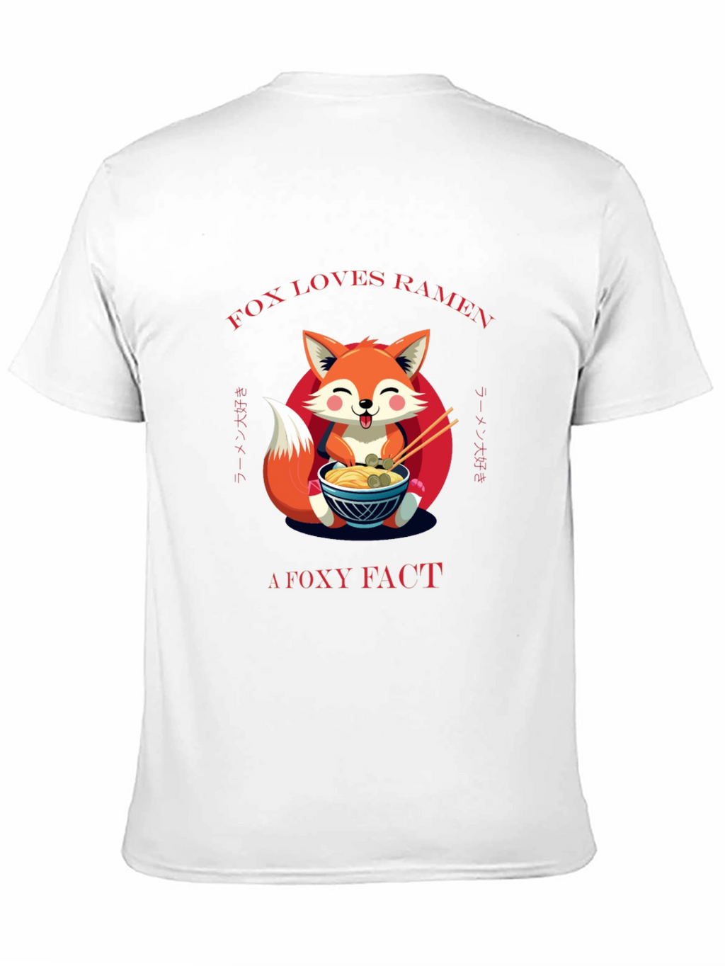 Fox Loves Ramen T-Shirt: A Foxy Fact!