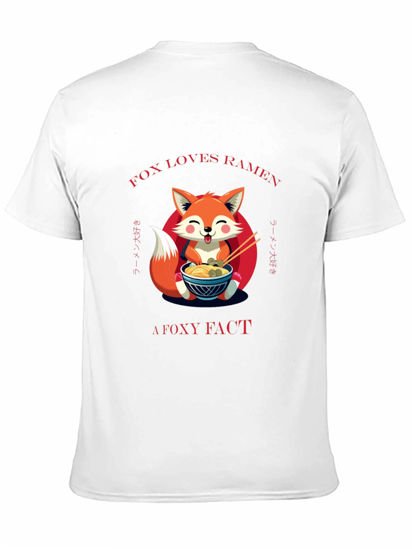 Fox Loves Ramen T-Shirt: A Foxy Fact!