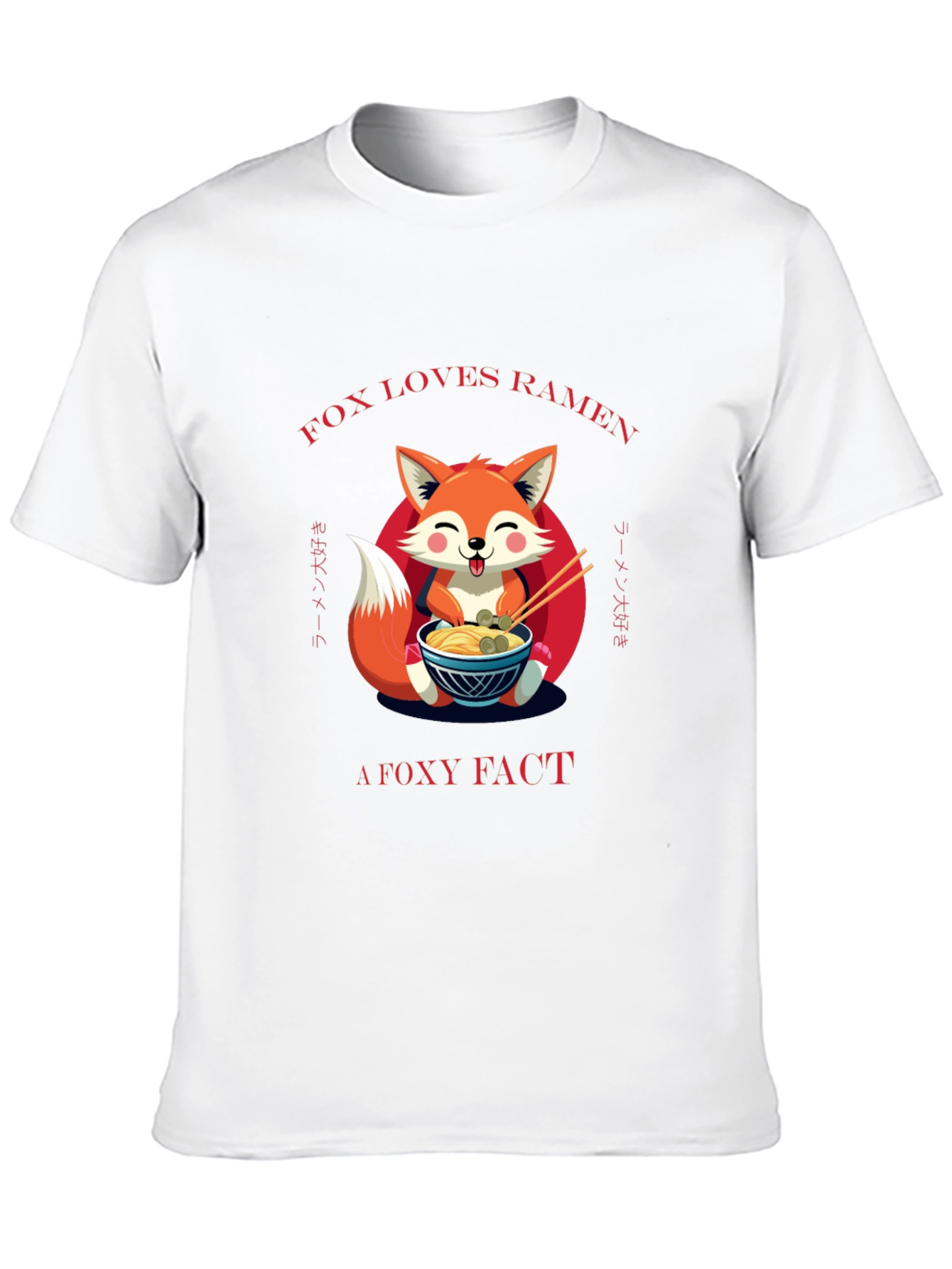 Fox Loves Ramen T-Shirt: A Foxy Fact!