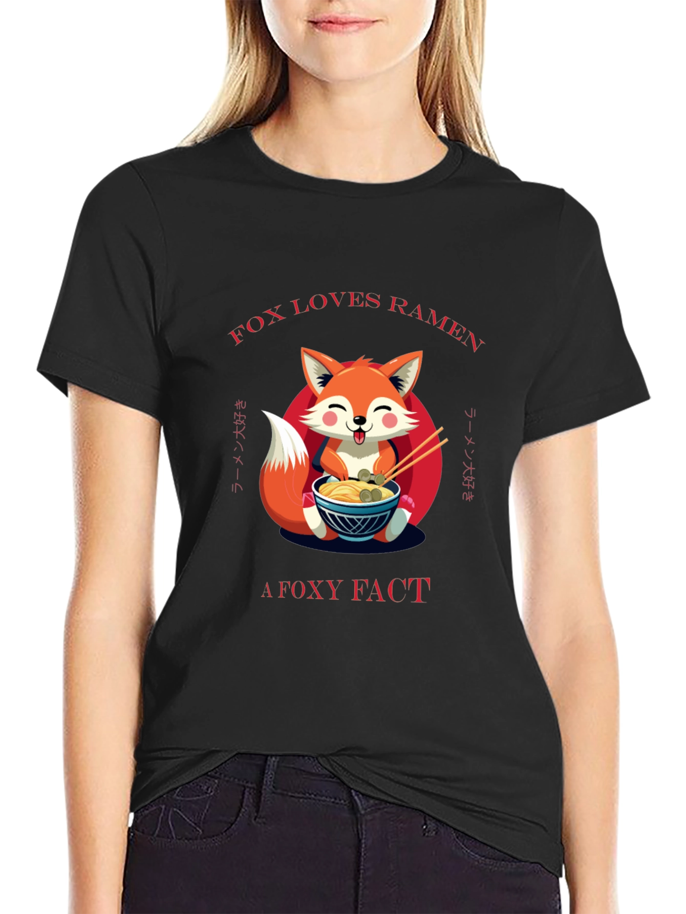 Fox Loves Ramen T-Shirt: A Foxy Fact!