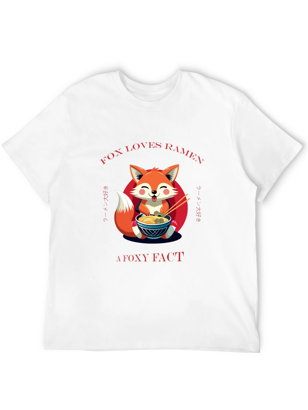 Fox Loves Ramen T-Shirt: A Foxy Fact!
