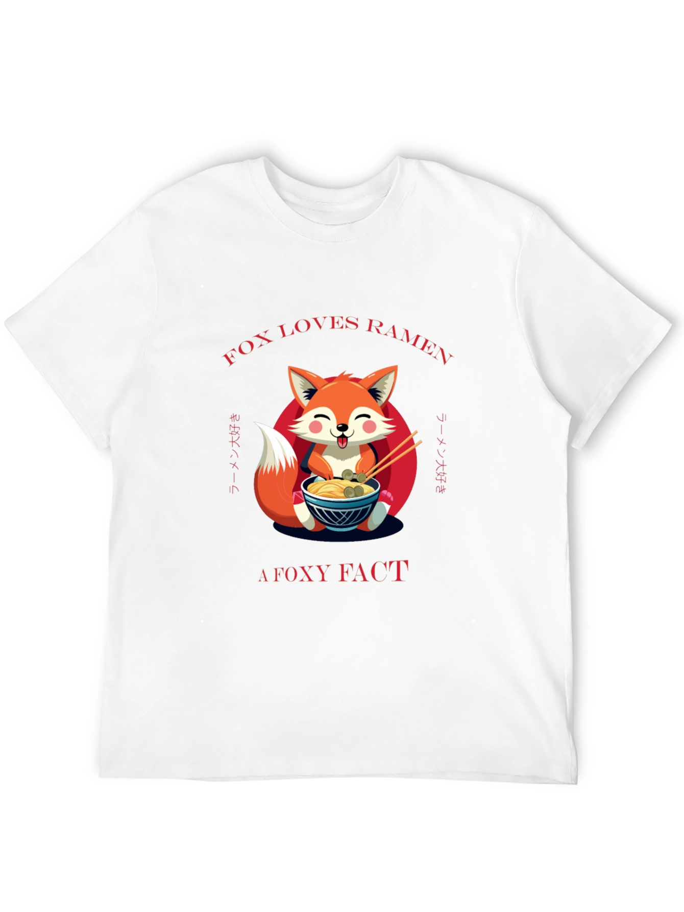 Fox Loves Ramen T-Shirt: A Foxy Fact!