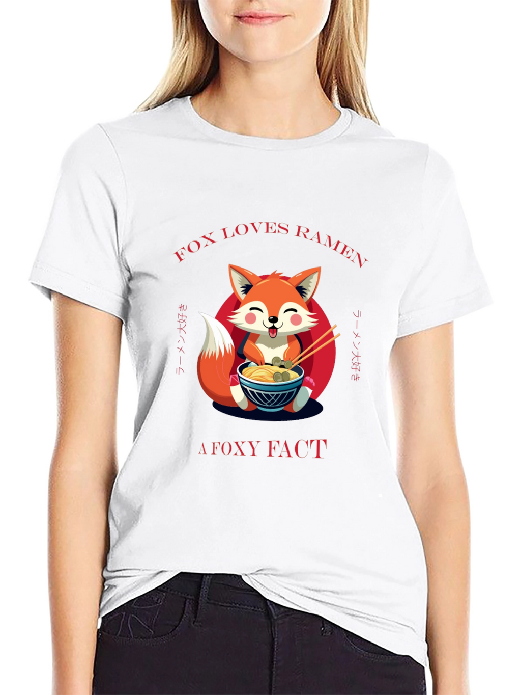 Fox Loves Ramen T-Shirt: A Foxy Fact!