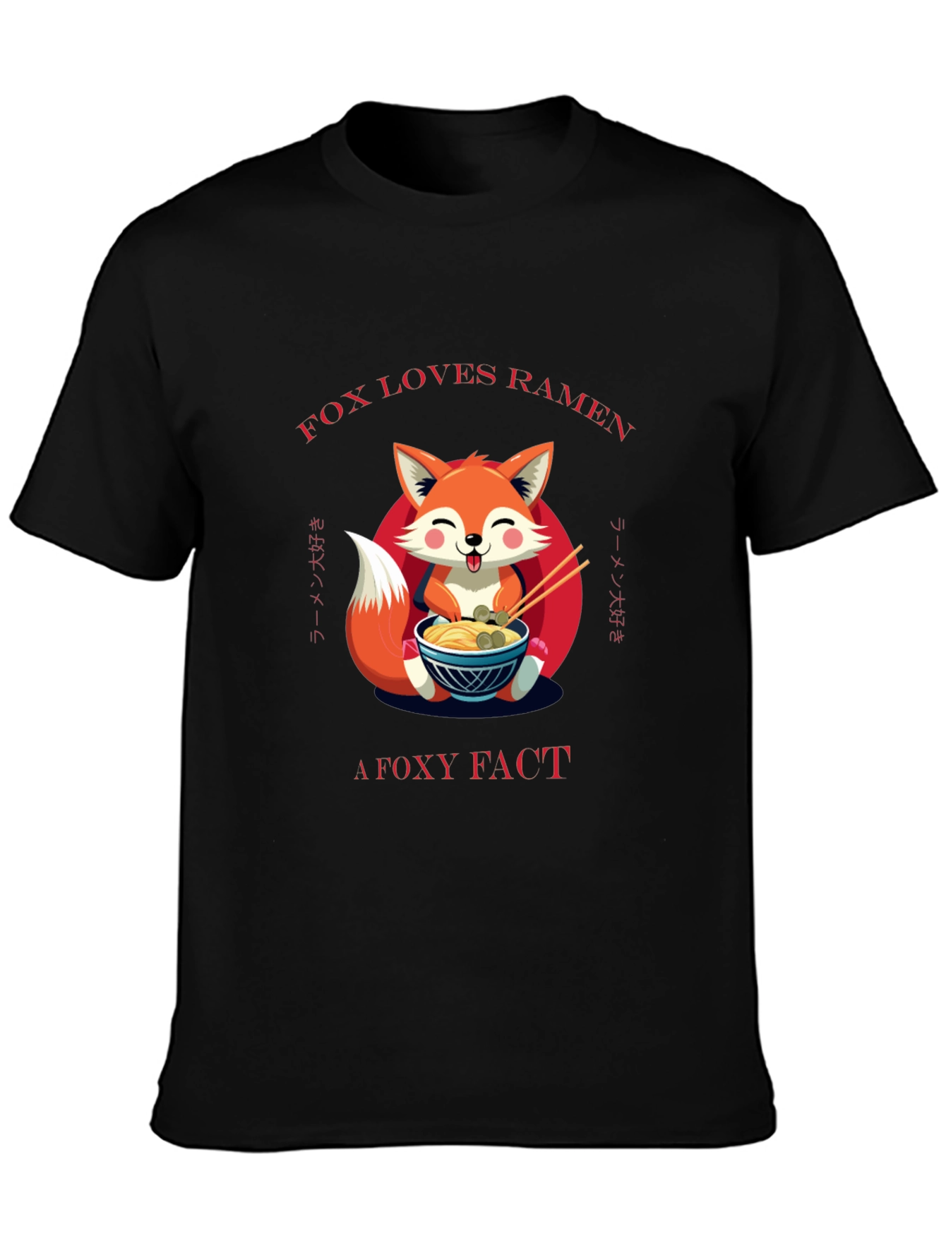 Fox Loves Ramen T-Shirt: A Foxy Fact!