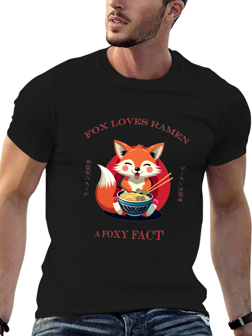 Fox Loves Ramen T-Shirt: A Foxy Fact!
